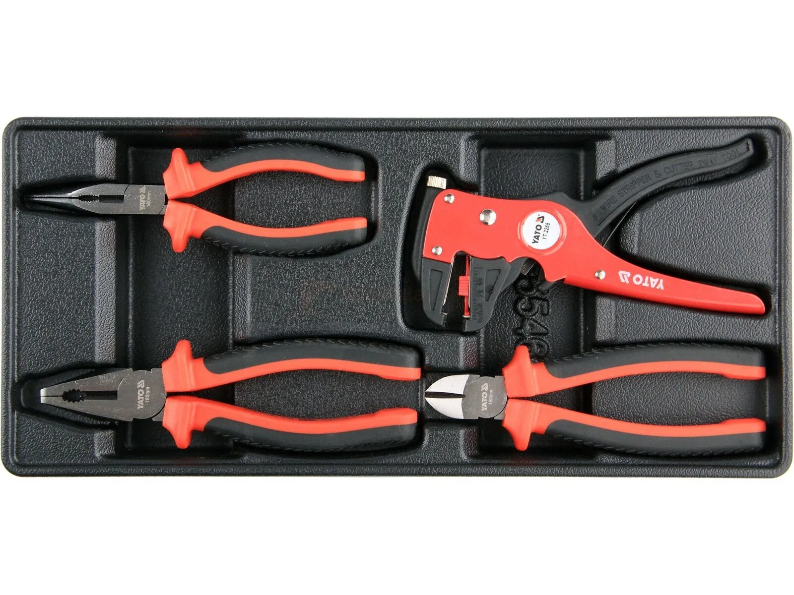 YATO VDE Pliers Set 4-piece