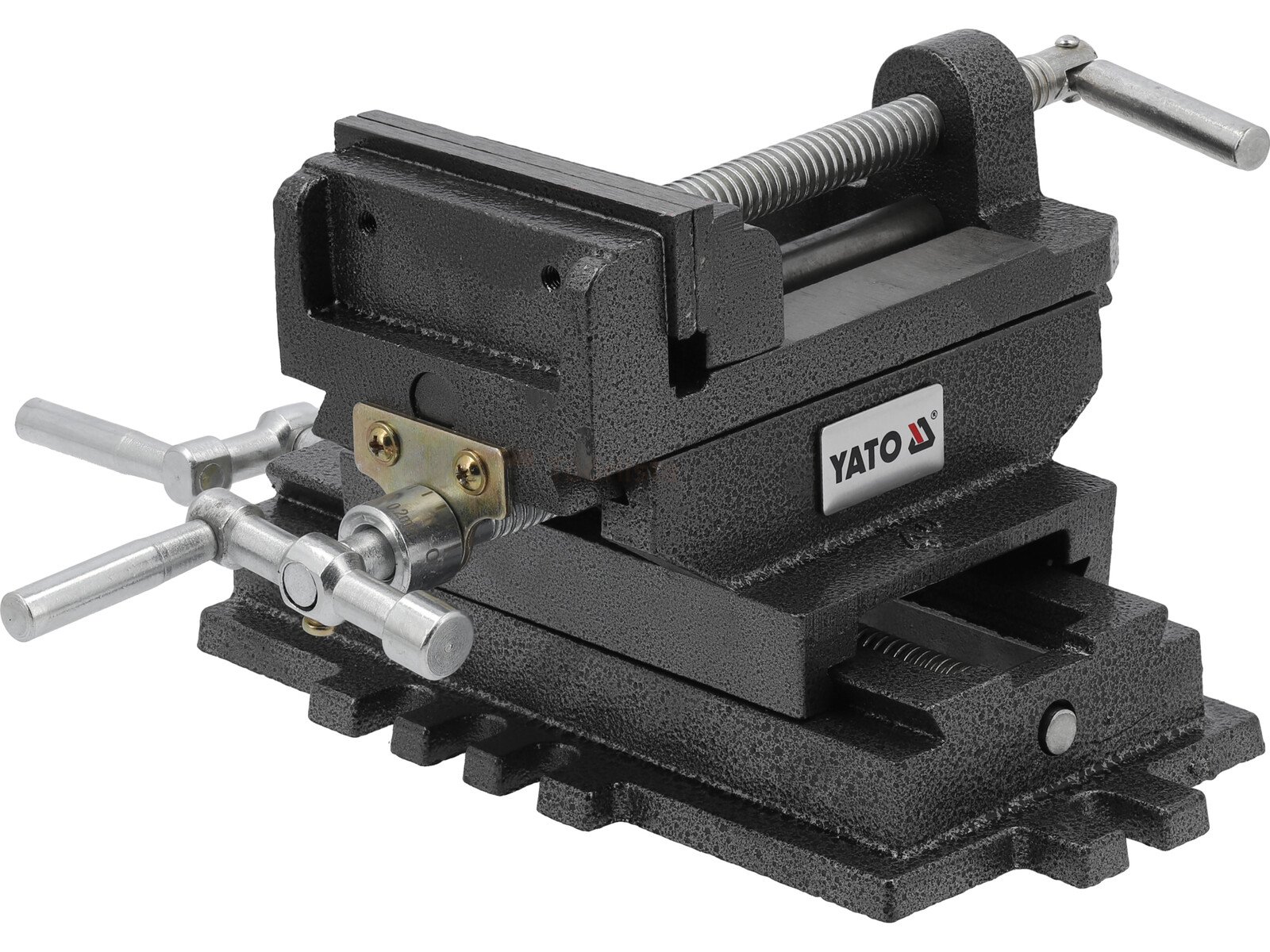 Pildil on YATO kruustangid 80 mm, mis on musta värvi ja millel on näha kinnitusmehhanismid ja reguleerimisvõimalused.