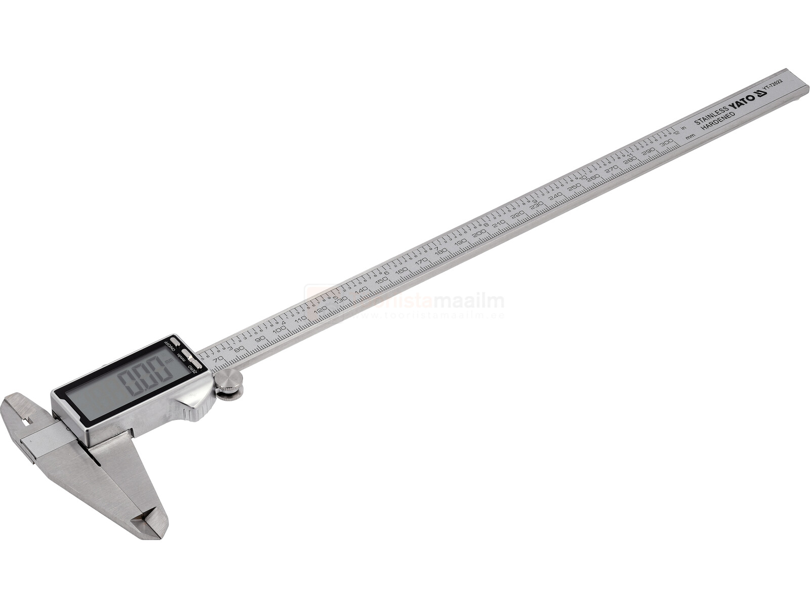 Pildil on näha YATO digitaalsed nihikud suure ekraaniga, mille mõõtevahemik on 0-300 mm.