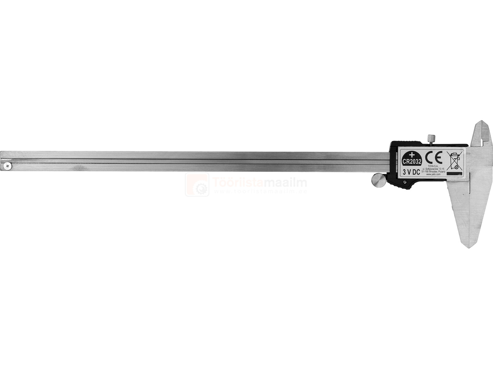 Pildil on näha Yato elektrooniline veekindel nihik, millega saab mõõta vahemikus 0-300 mm.