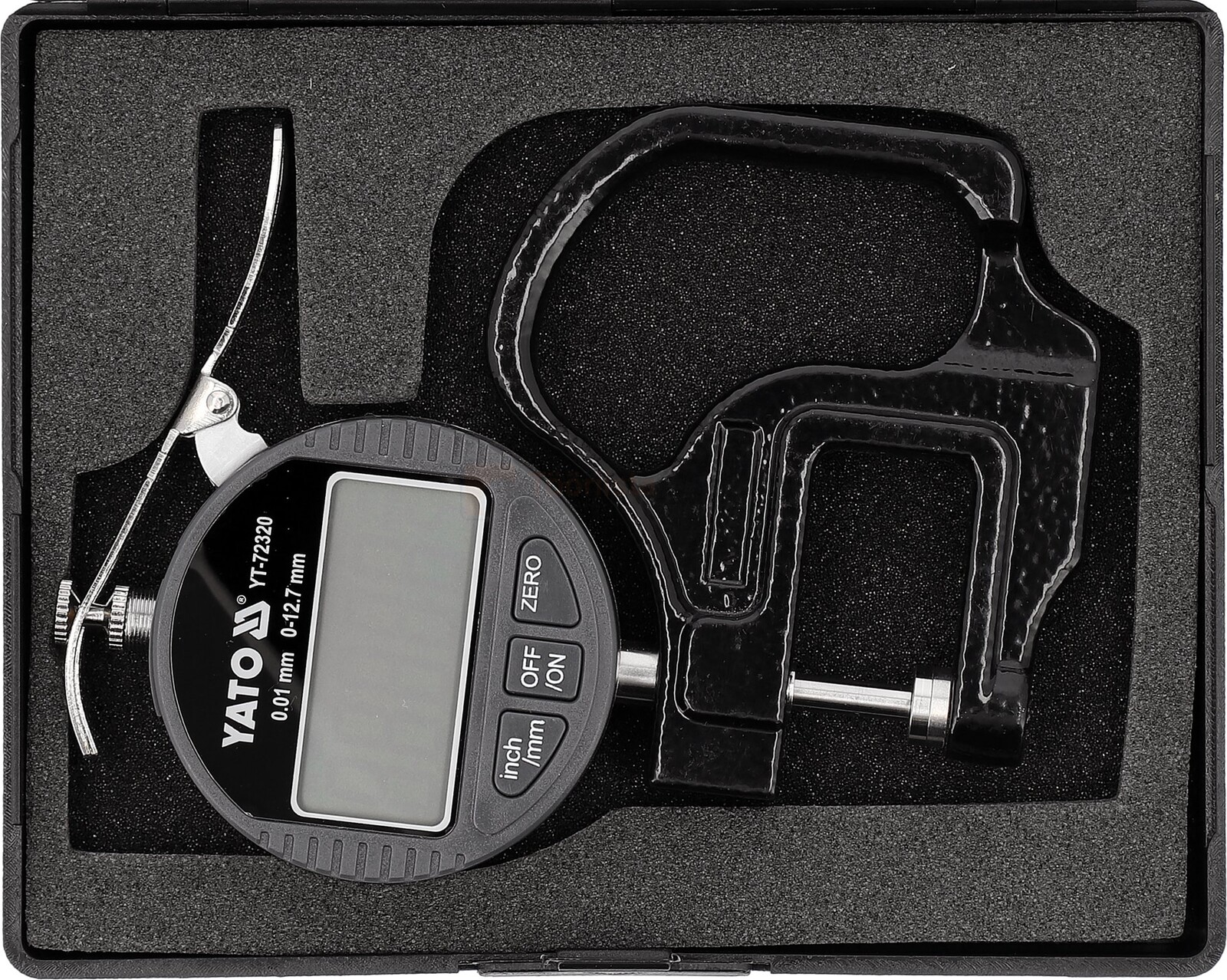 YATO толщиномер 12.7 мм; 0.01 мм