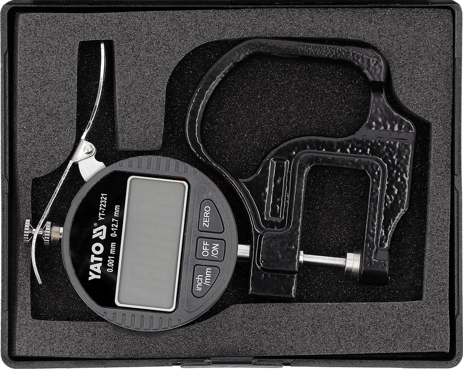 Толщиномер YATO 12,7 мм; 0,001 мм