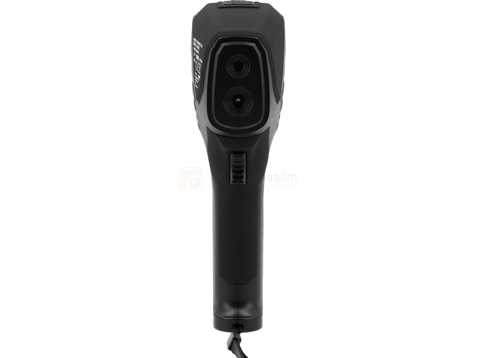 Pildil on Yato termokaamera, millel on kaks objektiivi ja mis on mõeldud temperatuuri mõõtmiseks vahemikus -20 kuni +150 ˚C.