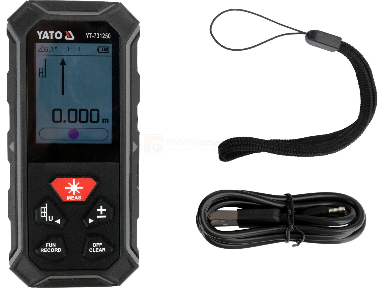YATO kahesuunaline laserkaugusmõõtja 2 x 100 m 7