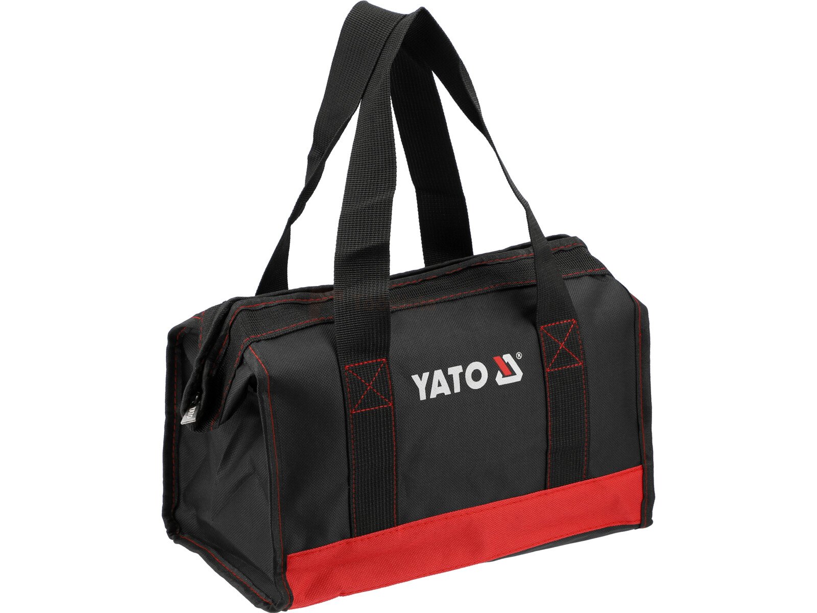 Pildil on musta ja punase värviga YATO tööriistakott.
