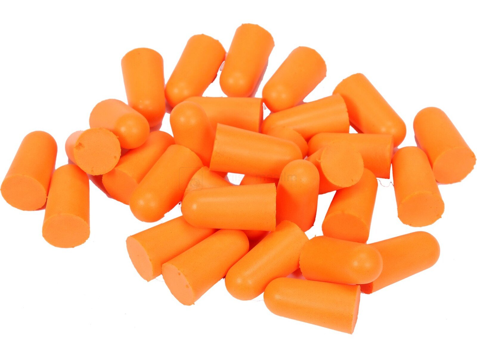 Pildil on hunnik oranže YATO ühekordseid kõrvatroppe.