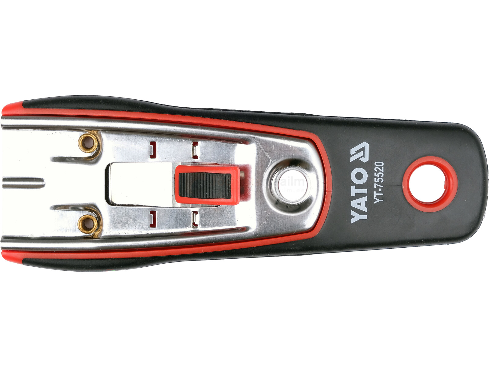 Pildil on YATO kaabits 39 mm, millel on must ja punane käepide ning hõbedane teraga osa.