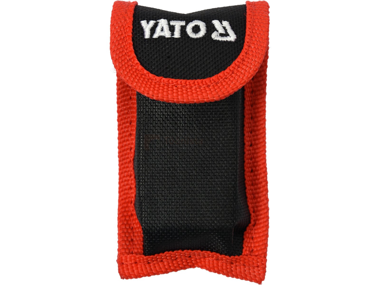 Pildil on musta ja punase värviga YATO taskunoa vutlar.