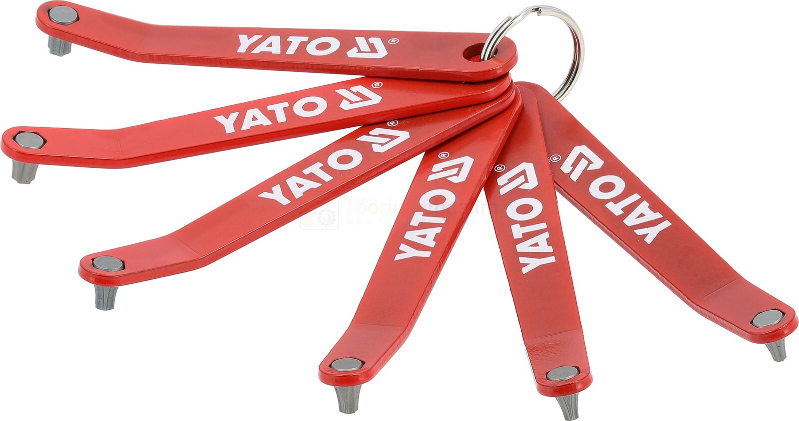 YATO набор отверток низкопрофильный 6 предметов