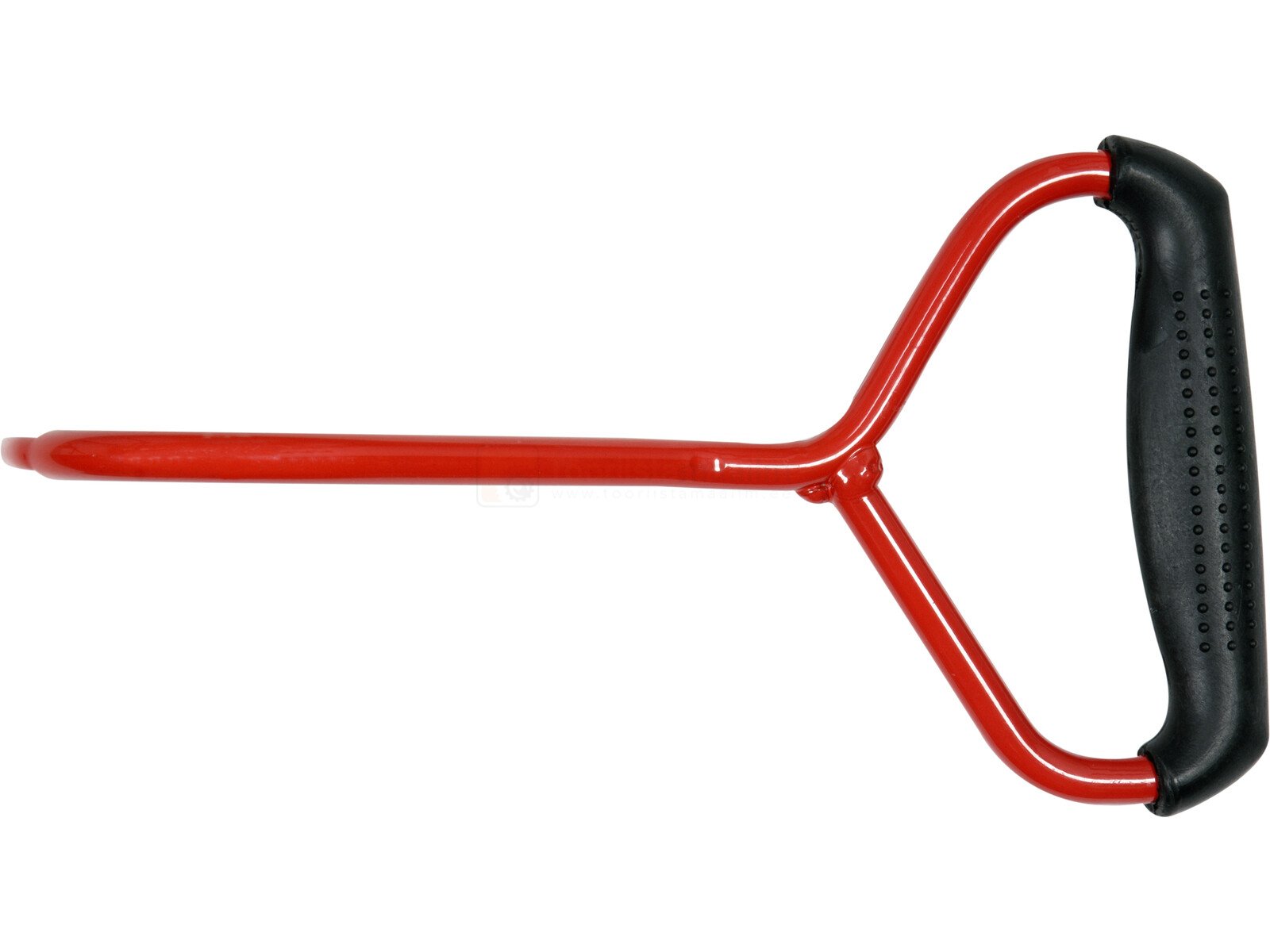 Pildil on Yato tõstekonks pikkusega 265 mm, millel on punane metallist vars ja must käepide.