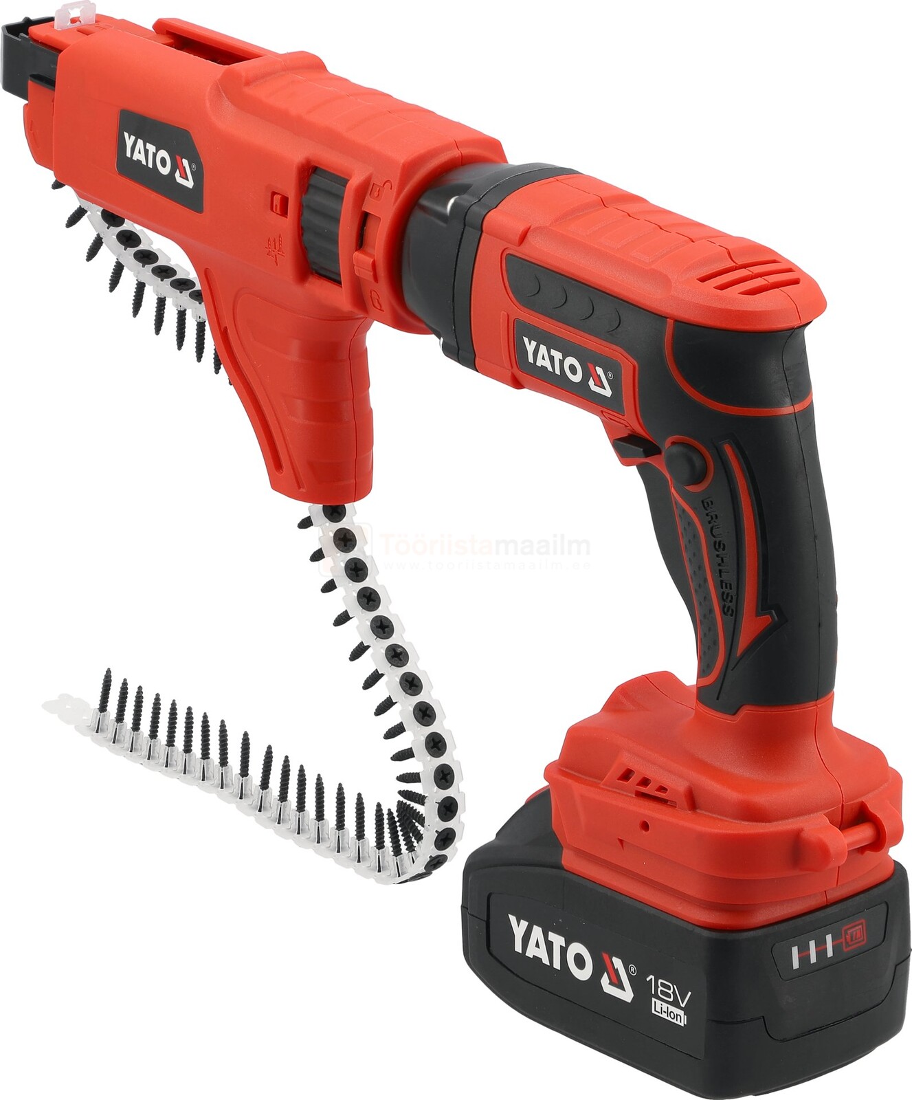 YATO akulindikruvikeeraja 0-4000 p/min, 3,5-4,2 x 25-55 mm kruvidele