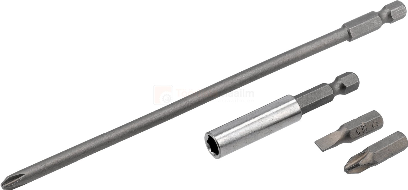 Pildil on näha Yato kruvikeeraja otsakud koos magnetilise otsahoidikuga, mis on mõeldud akulindikruvikeeraja jaoks.