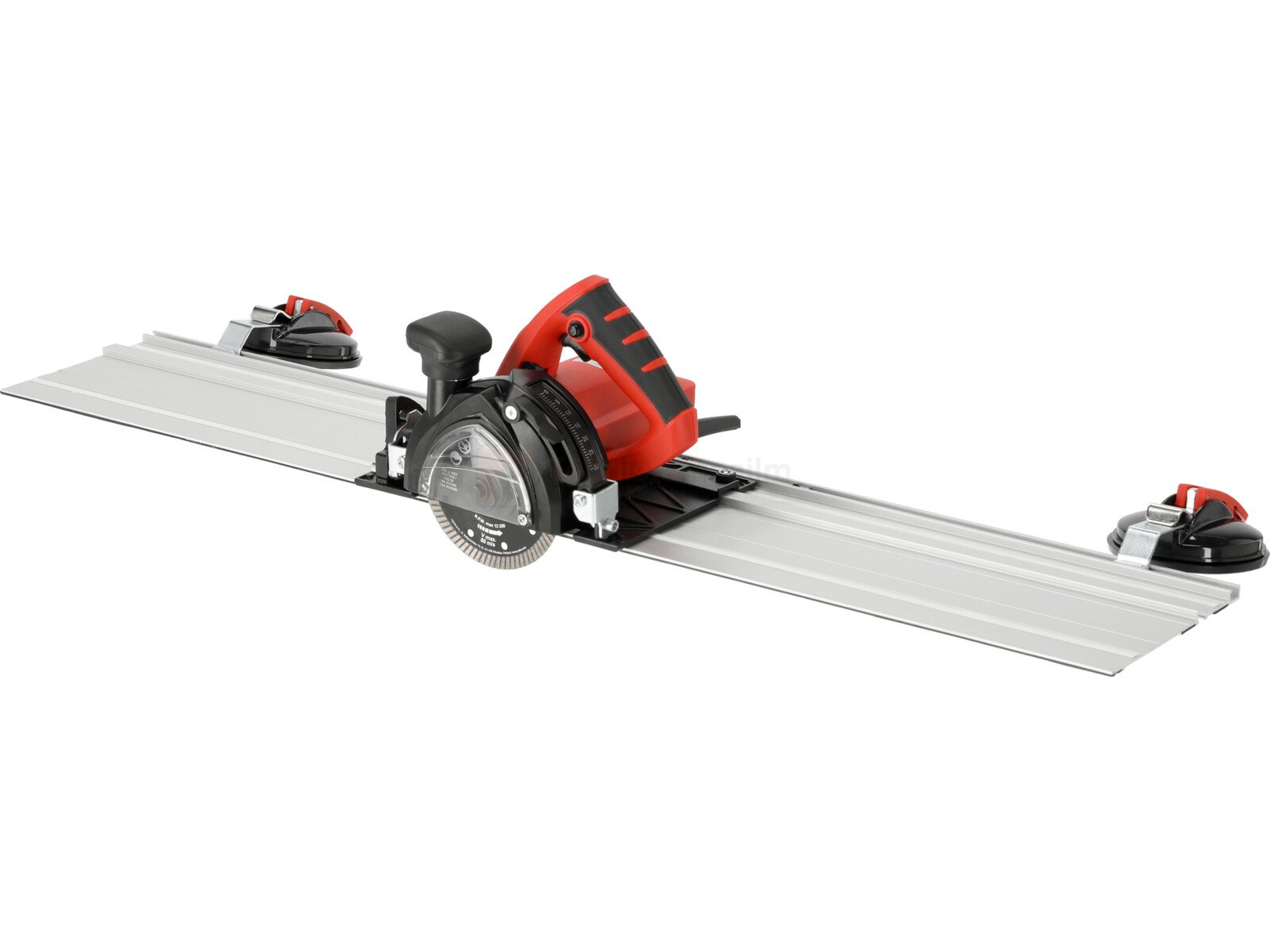 Pildil on näha YATO elektriline plaadilõikur koos juhtsiiniga, mis on mõeldud täpsete lõigete tegemiseks.