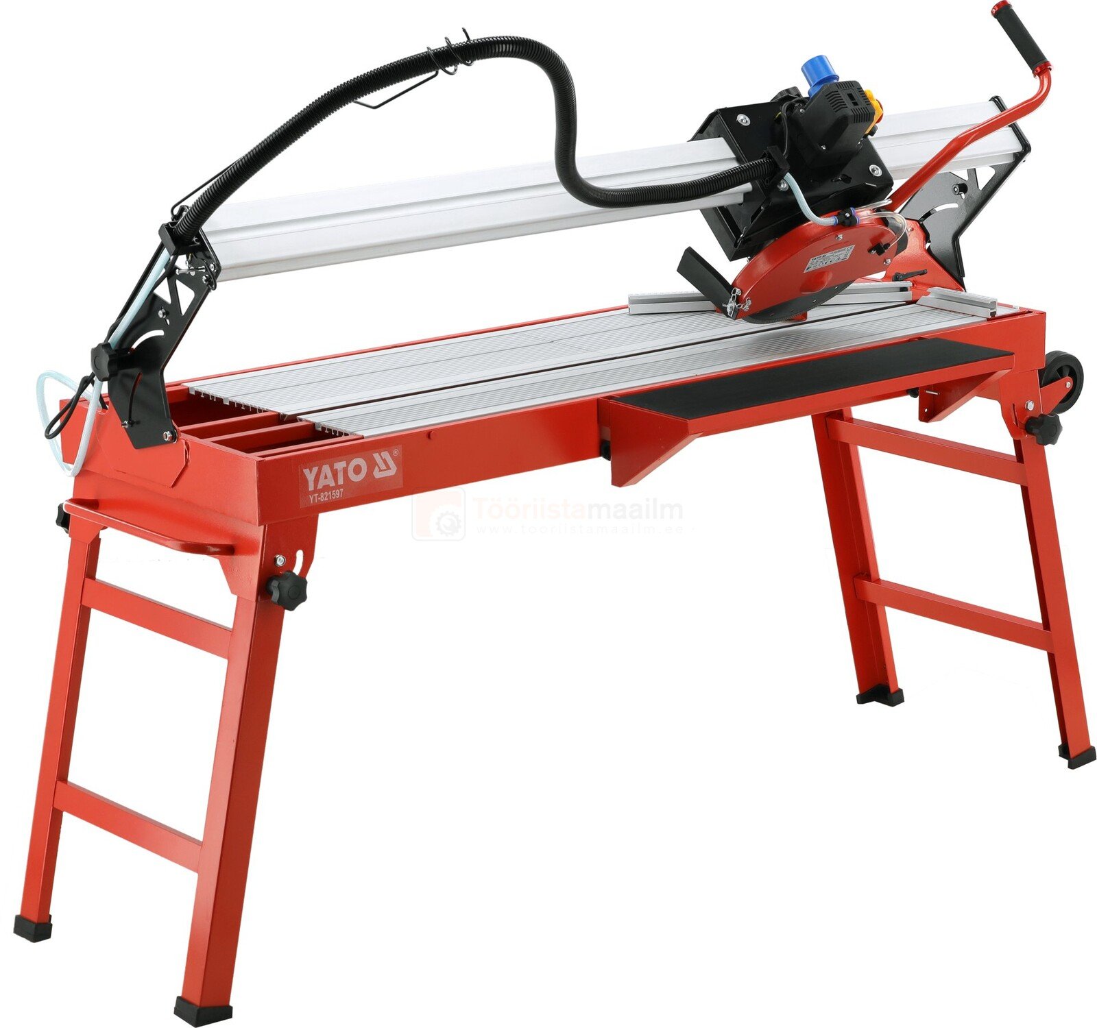 Pildil on YATO plaadilõikur, millega saab lõigata kuni 1250 mm pikkuseid plaate.