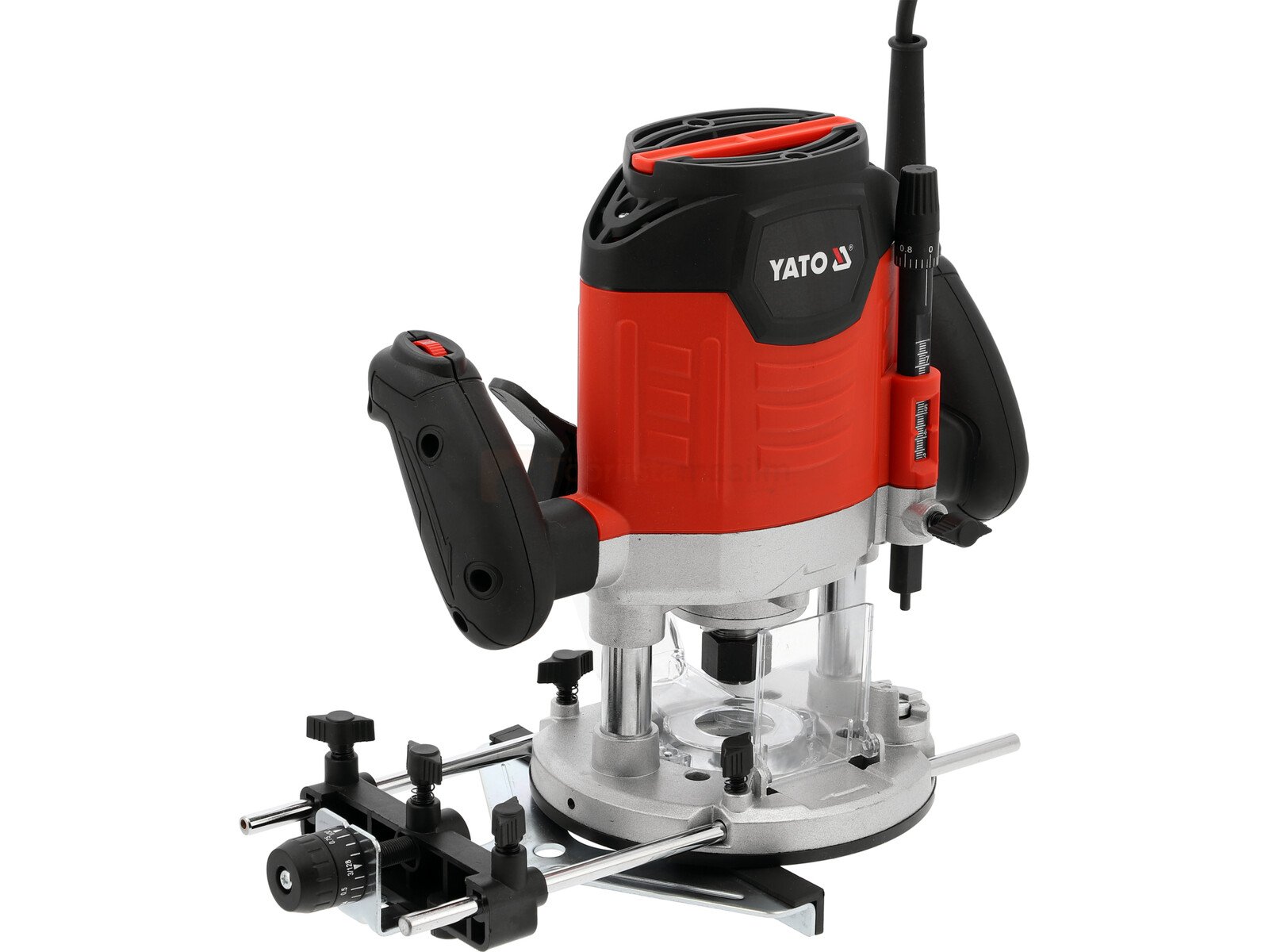 Pildil on Yato ülafrees, millel on 6/8 mm tsang, 1400 W võimsus ja mis on varustatud juhtsiiniga.