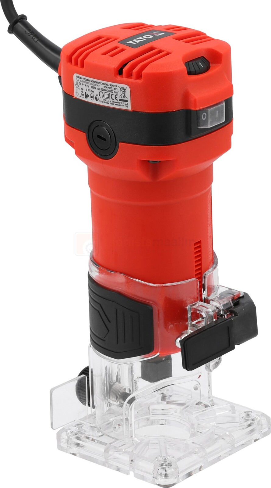 YATO ülafrees 6 / 8 mm tsangiga, 850 W