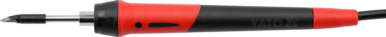 Pildil on Yato jootejaam, millel on punase ja musta värvi käepide ning terav ots.