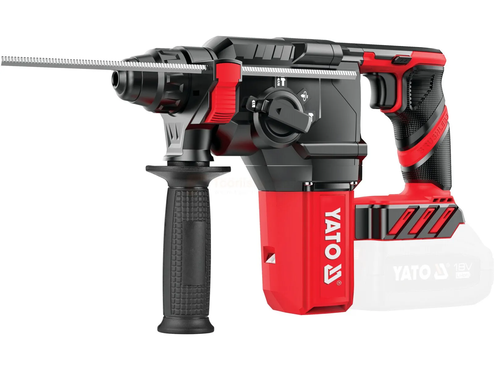 YATO cordless hammer drill SDS Plus without battery and charger (1400 rpm)
