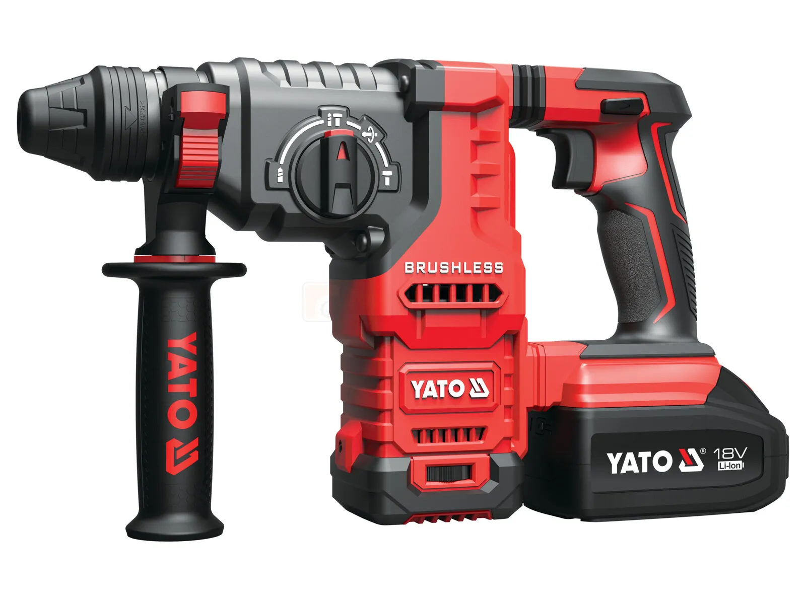 YATO аккумуляторный перфоратор SDS Plus 4Ah (950 p/min)