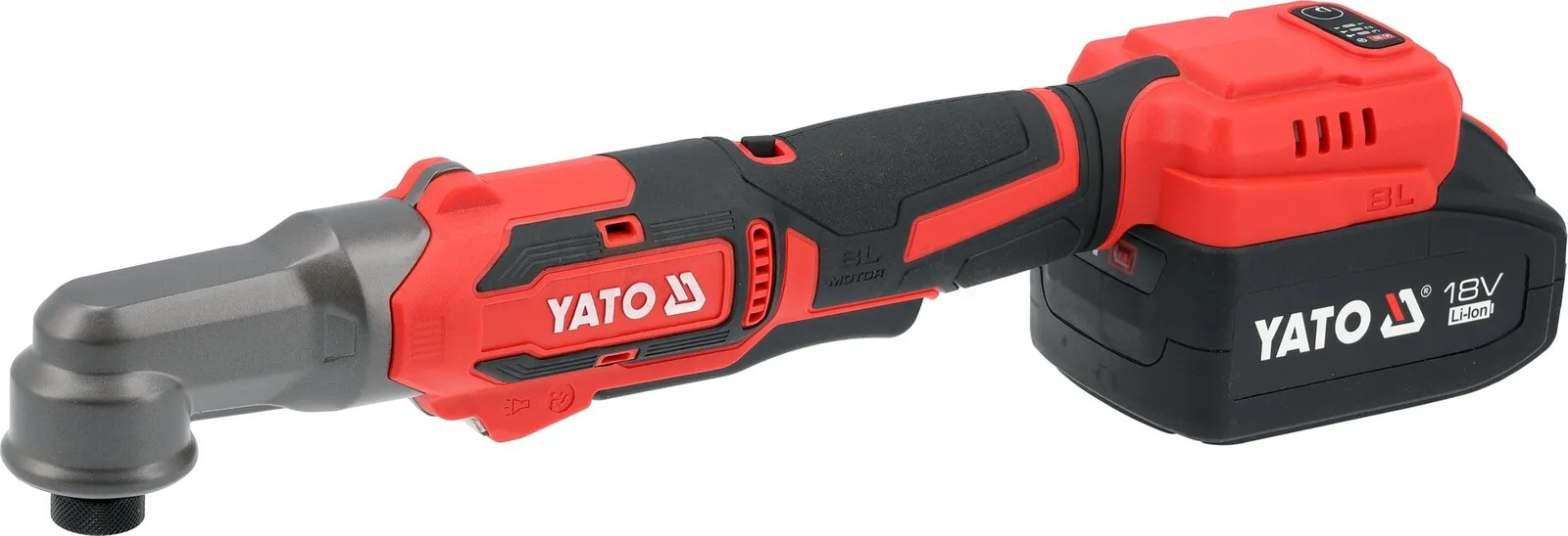 YATO аккумуляторный ударный угловой гайковерт max 160 Nm, 1750 об/мин