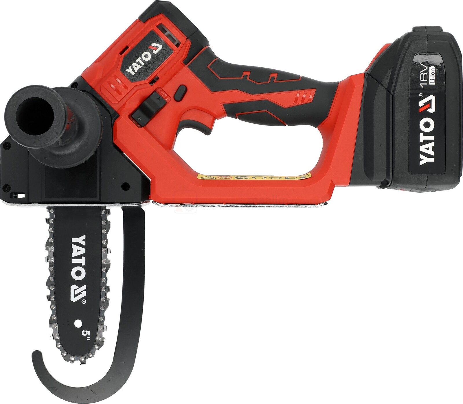 YATO аккумуляторная цепная пила для работы с древесиной 18 В