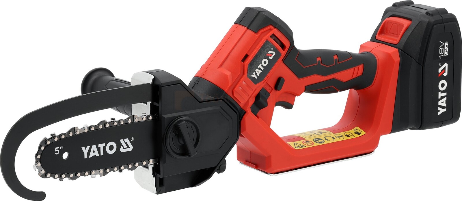 YATO аккумуляторная цепная пила для работы с древесиной 18 В