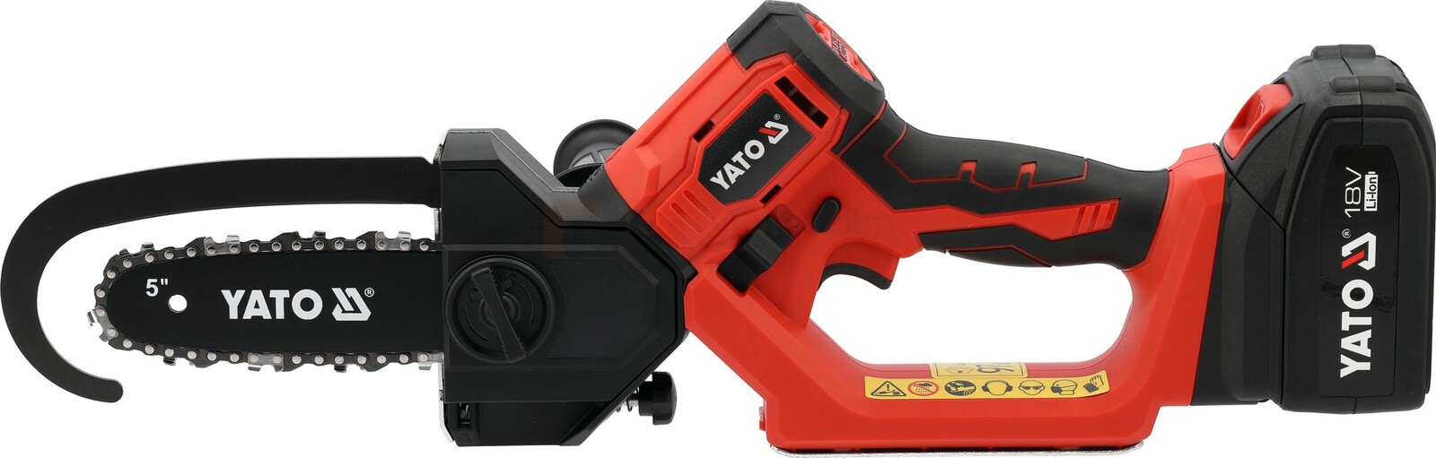 YATO аккумуляторная цепная пила для работы с древесиной 18 В
