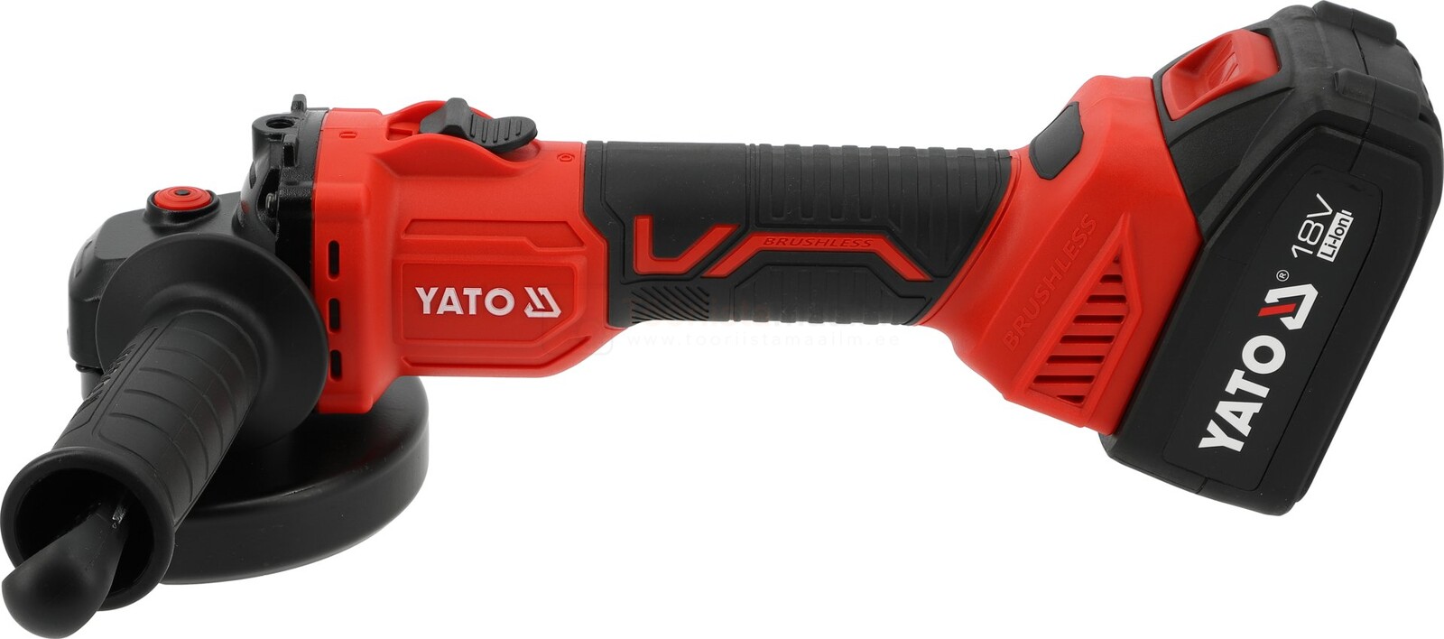 YATO akunurklihvija 18V 125 mm kahe akuga