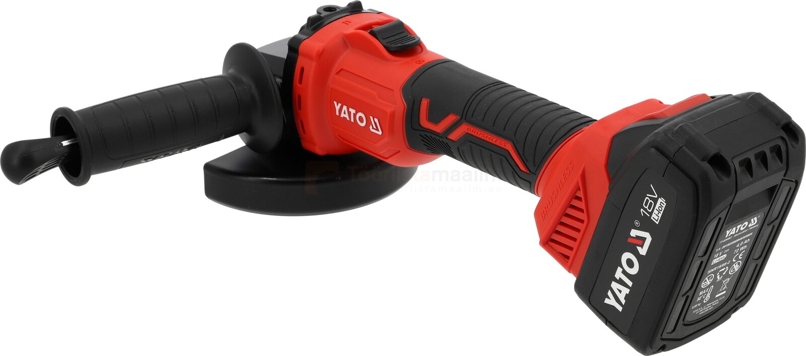 YATO akunurklihvija 18V 125 mm kahe akuga