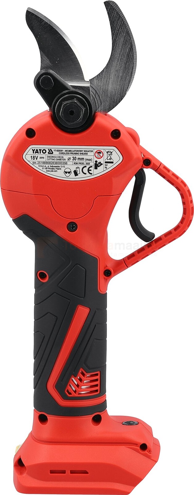 YATO branch cutter 30 mm, without battery and charger