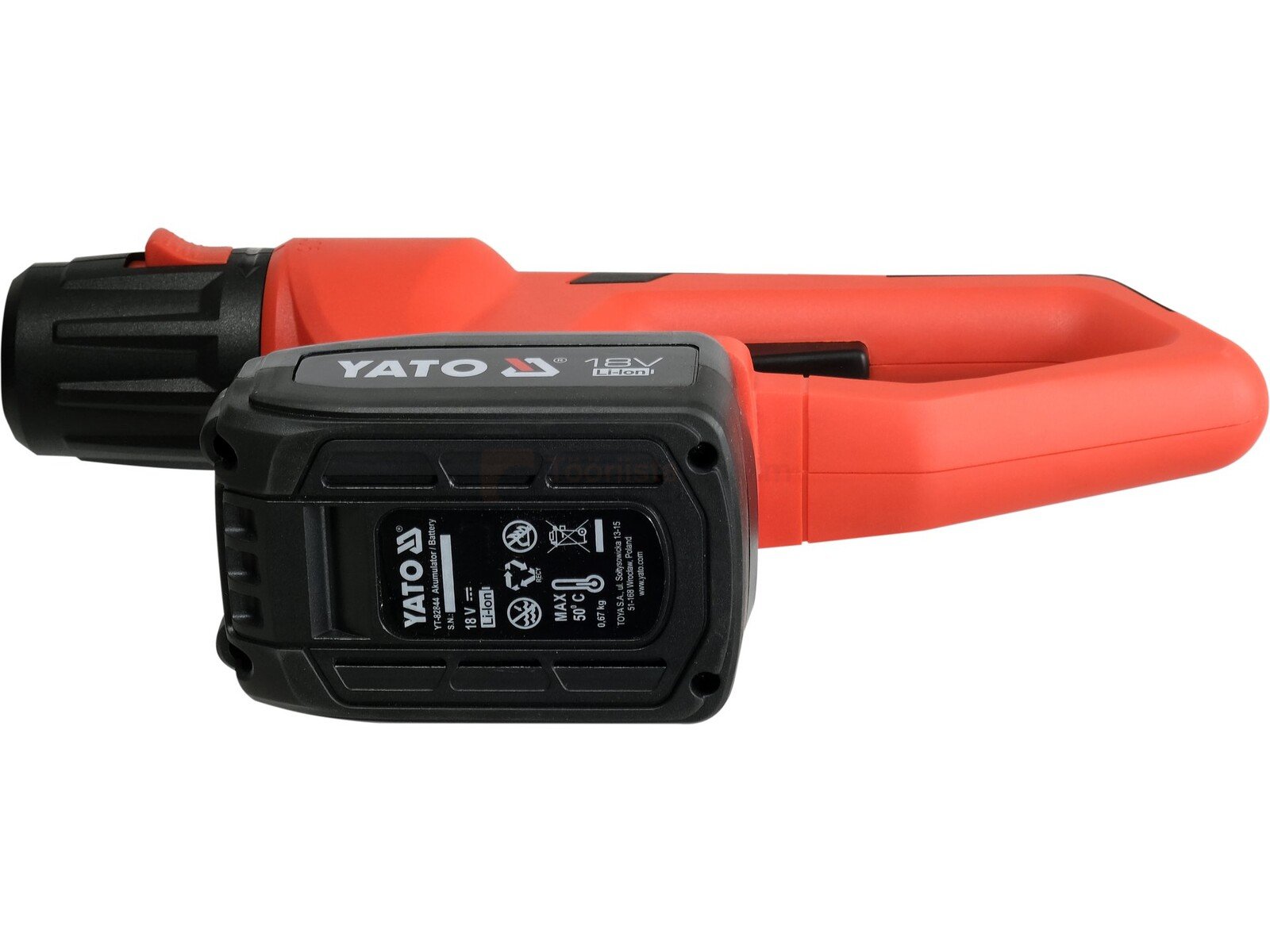 Pildil on Yato multitööriist koos 18 V ja 2AH akuga.