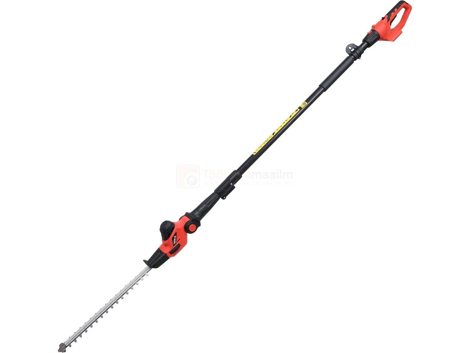 Pildil on Yato multifunktsionaalne 18V tööriist, millel on pikendatav vars ja lõiketerad.