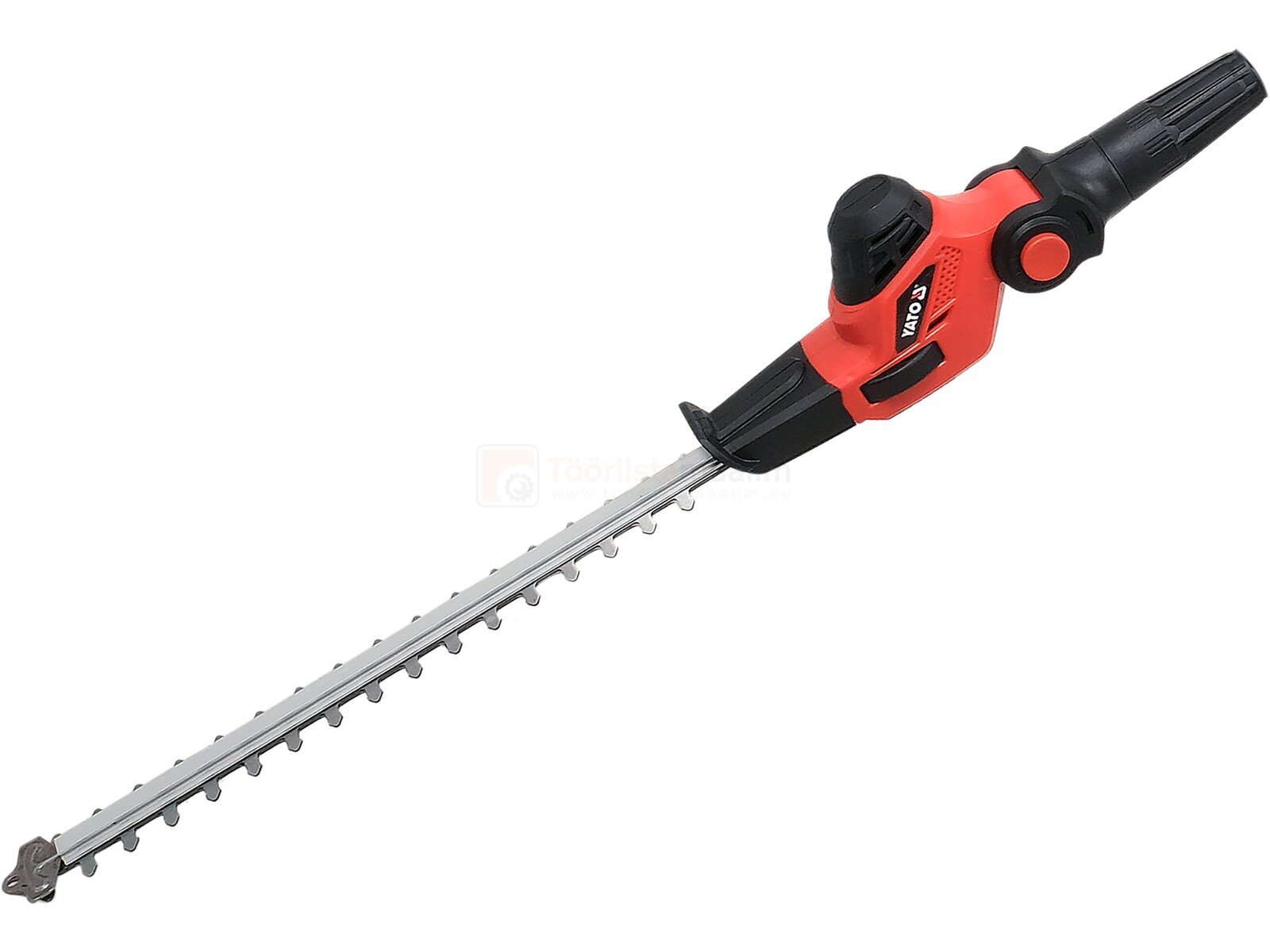 Pildil on Yato kaubamärgi multifunktsionaalse masina 18V kere, mis on mõeldud heki lõikamiseks.