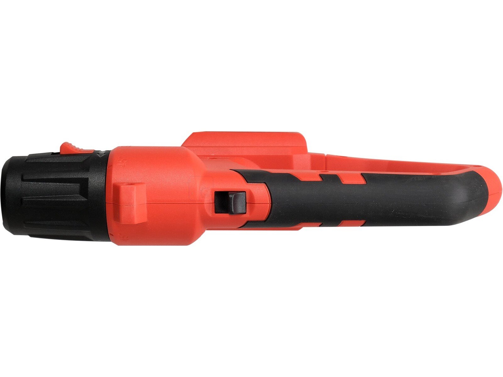 Pildil on Yato multifunktsionaalse masina 18V - BODY punane ja must korpus, millel on käepide, lülitid ja otsak.