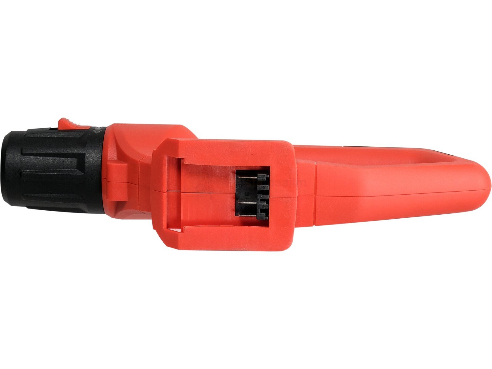 Pildil on Yato multifunktsionaalse masina 18V korpus, millel on näha tööriista pea, aku pesa ja käepide.