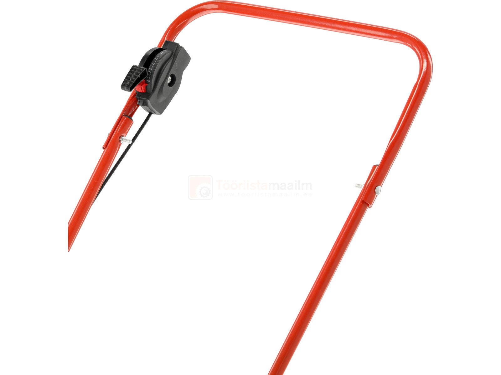 Pildil on Yato külviku käepide, mis on punast värvi ja millel on juhtseade.