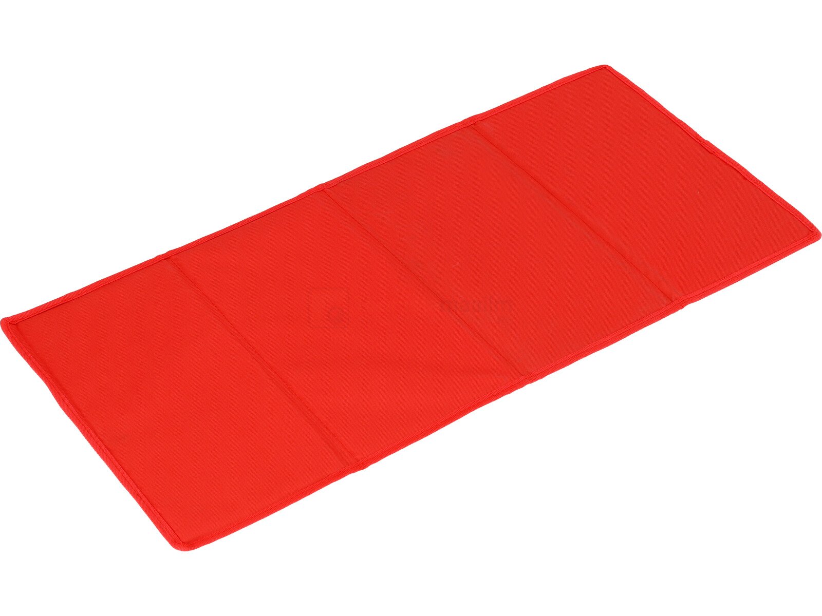 Pildil on punane Yato kokkupandava aia- ja matkakäru põhi, mis on mõeldud kuni 100 kg kandmiseks.