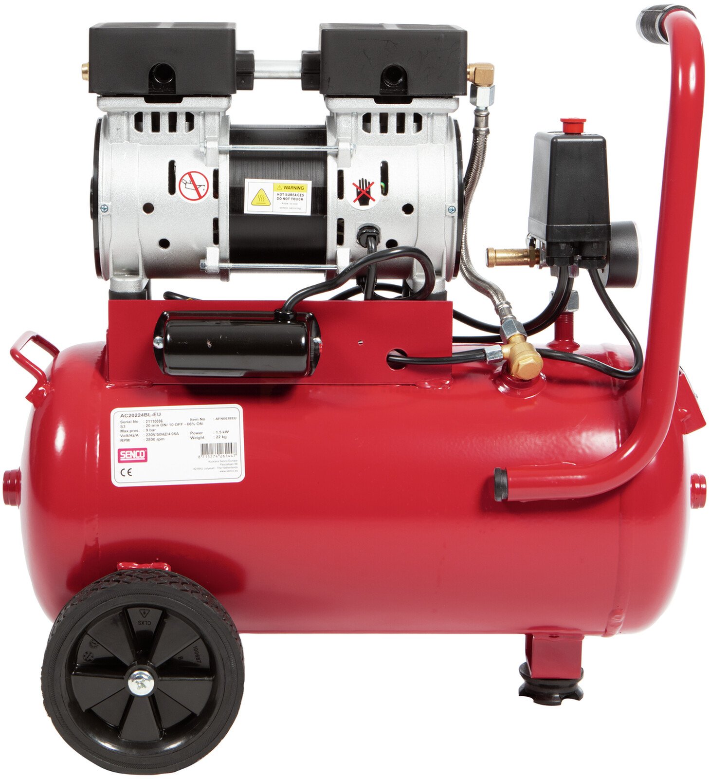 Senco õlivaba kompressor AC20224BL 2