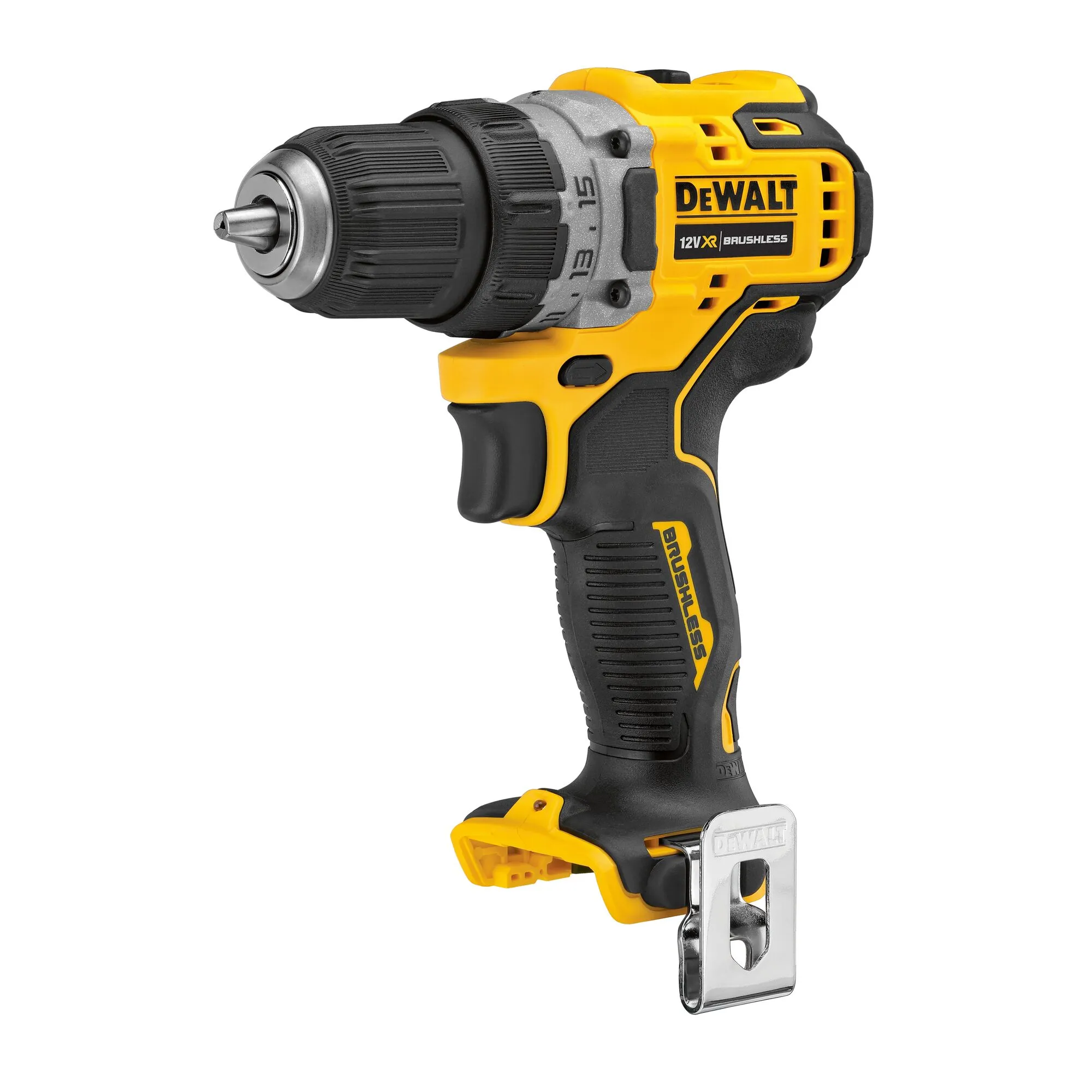 Pildil on näha Dewalt 12V XR akutrell DCD701N.