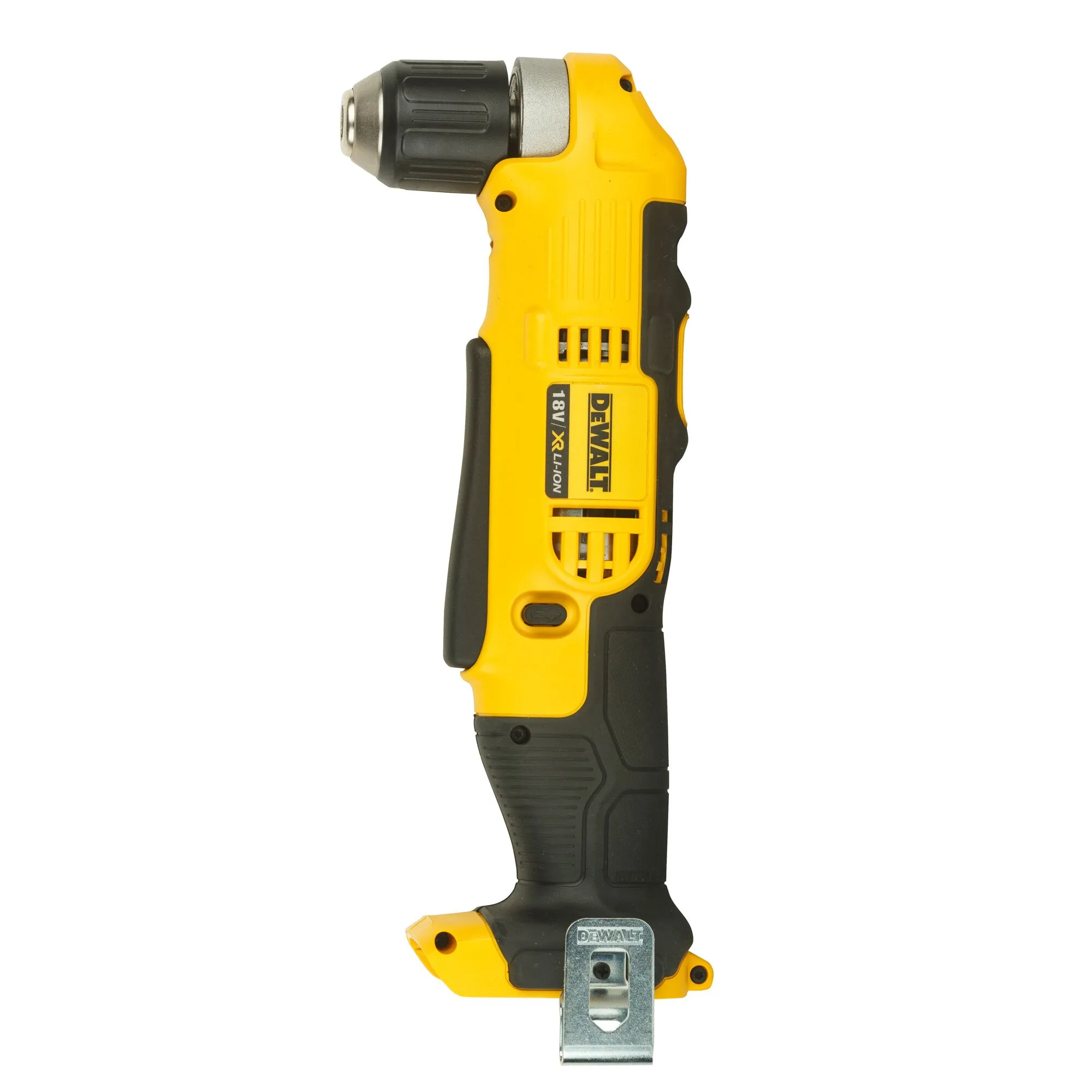 DeWalt akumuliatorinis kampinis suktuvas-gręžtuvas DCD740NT dėkle