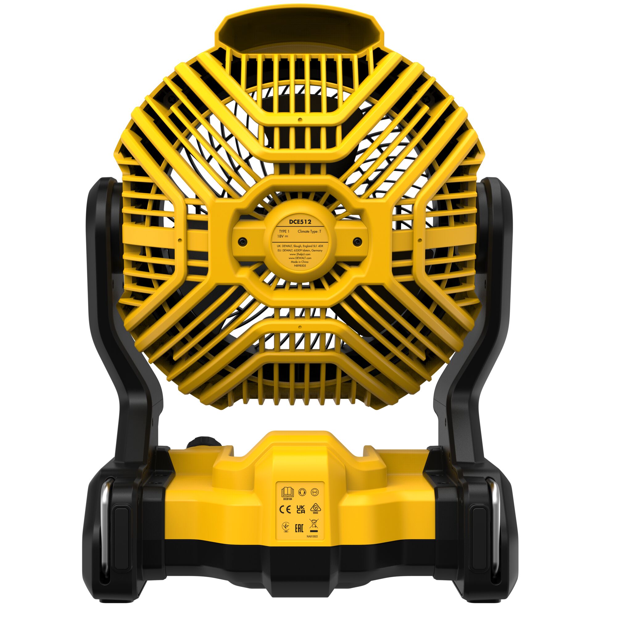 DeWalt akuventilaator DCE512N, ilma aku ja laadijata