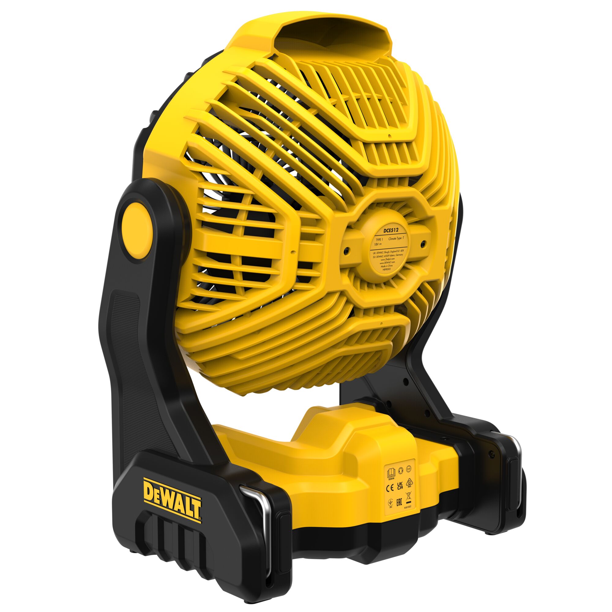 DeWalt akuventilaator DCE512N, ilma aku ja laadijata