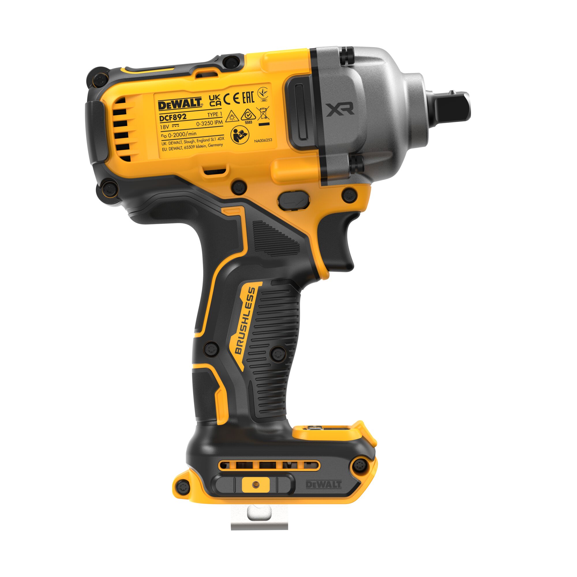 DeWalt akulöökmutrikeeraja DCF892N, ilma aku ja laadijata