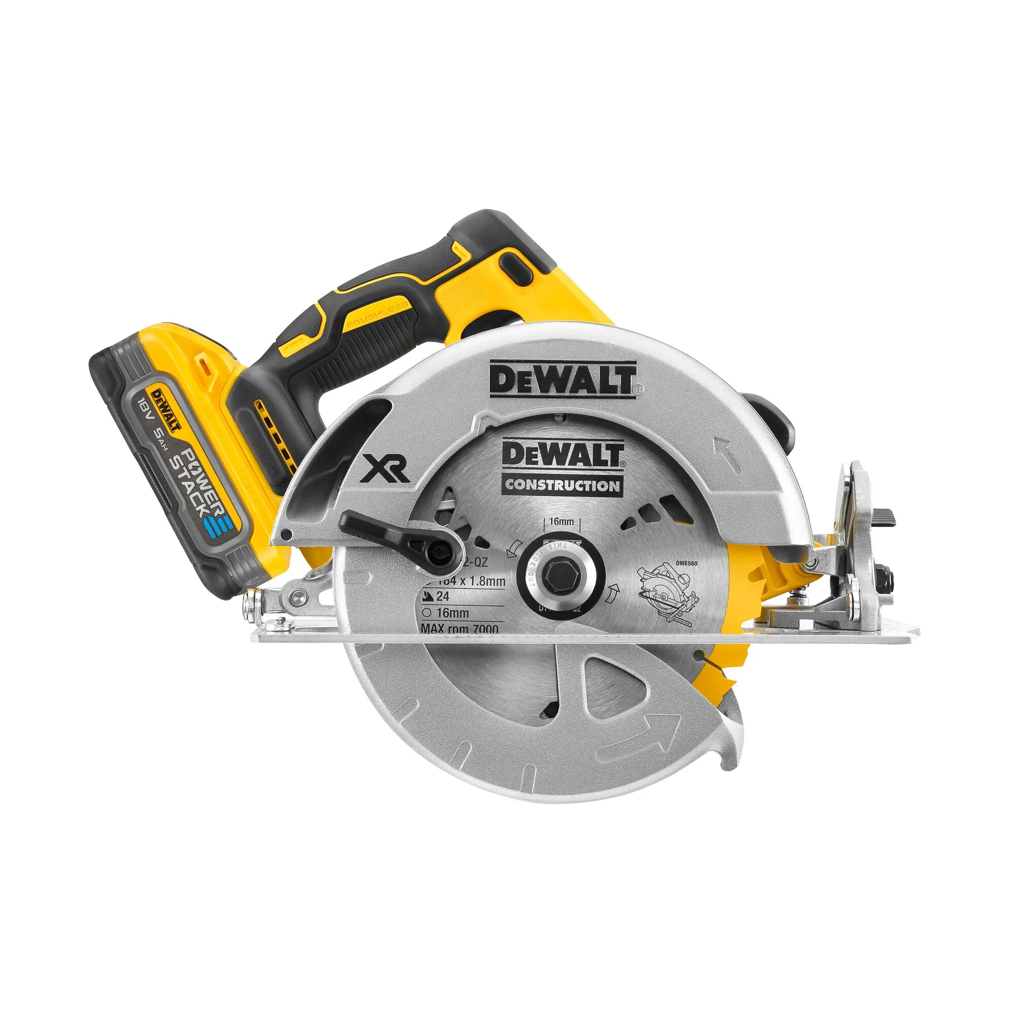 Pildil on kujutatud DeWalt akuketassaag DCS570H2T koos akuga.