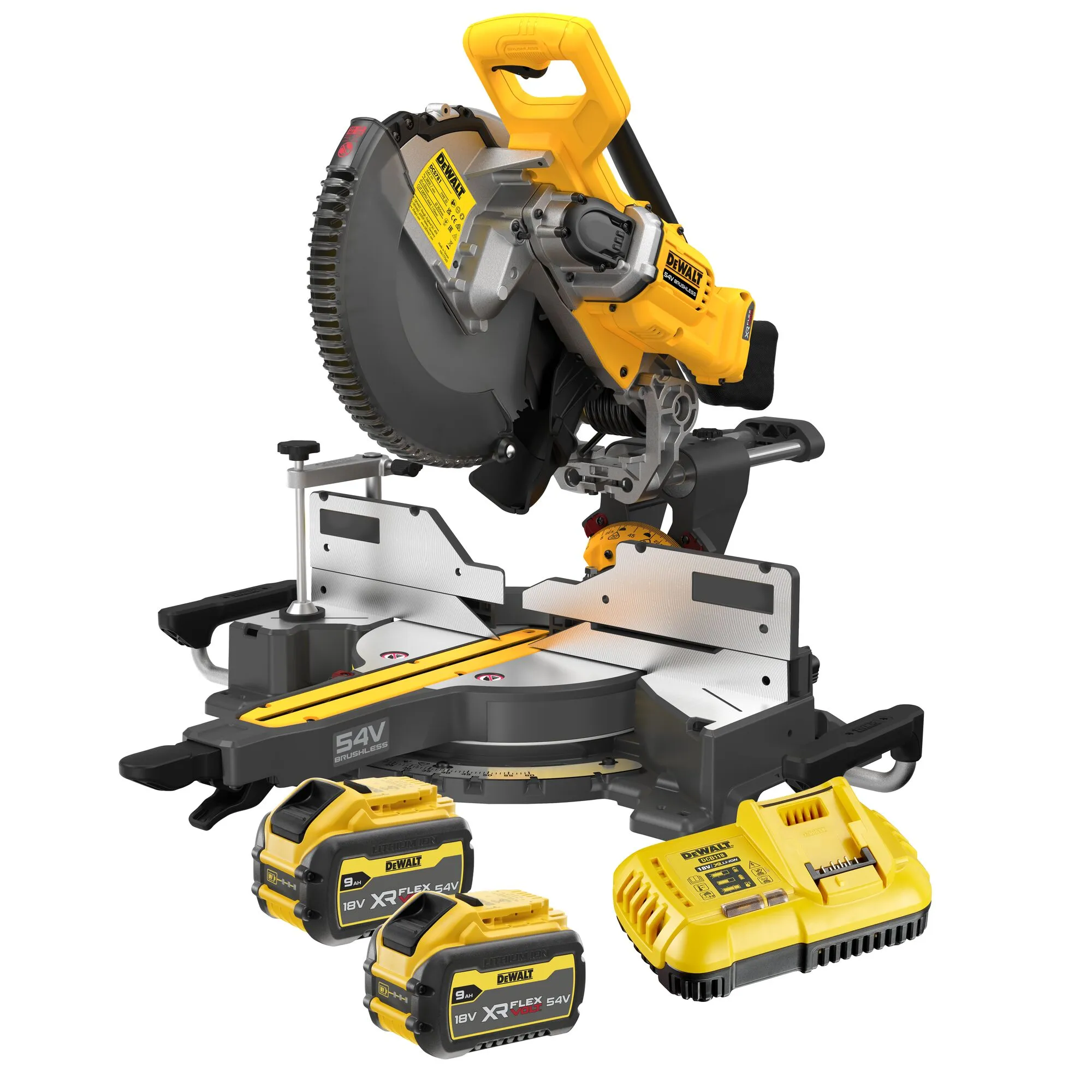 DeWalt akutoitega miiusaag DCS781X2, 305mm (2 x 9,0Ah)
