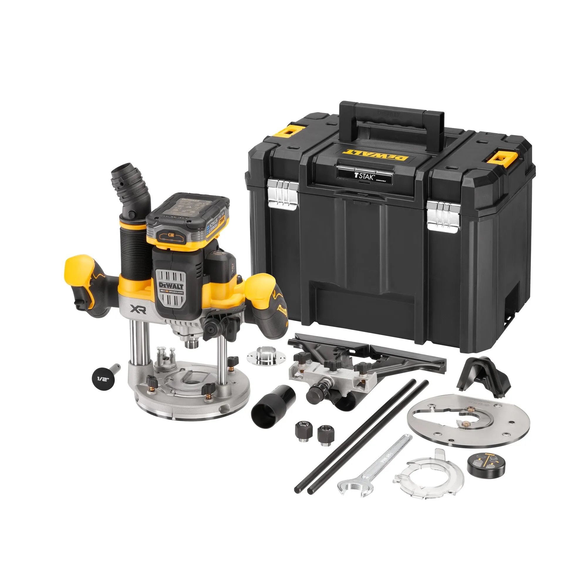 DeWalt cordless router DCW620NT, without battery and charger