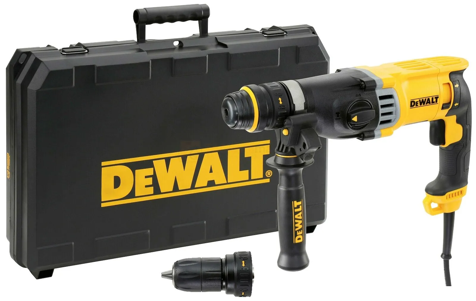 DeWalt перфоратор D25144K + 13 мм дополнительный патрон