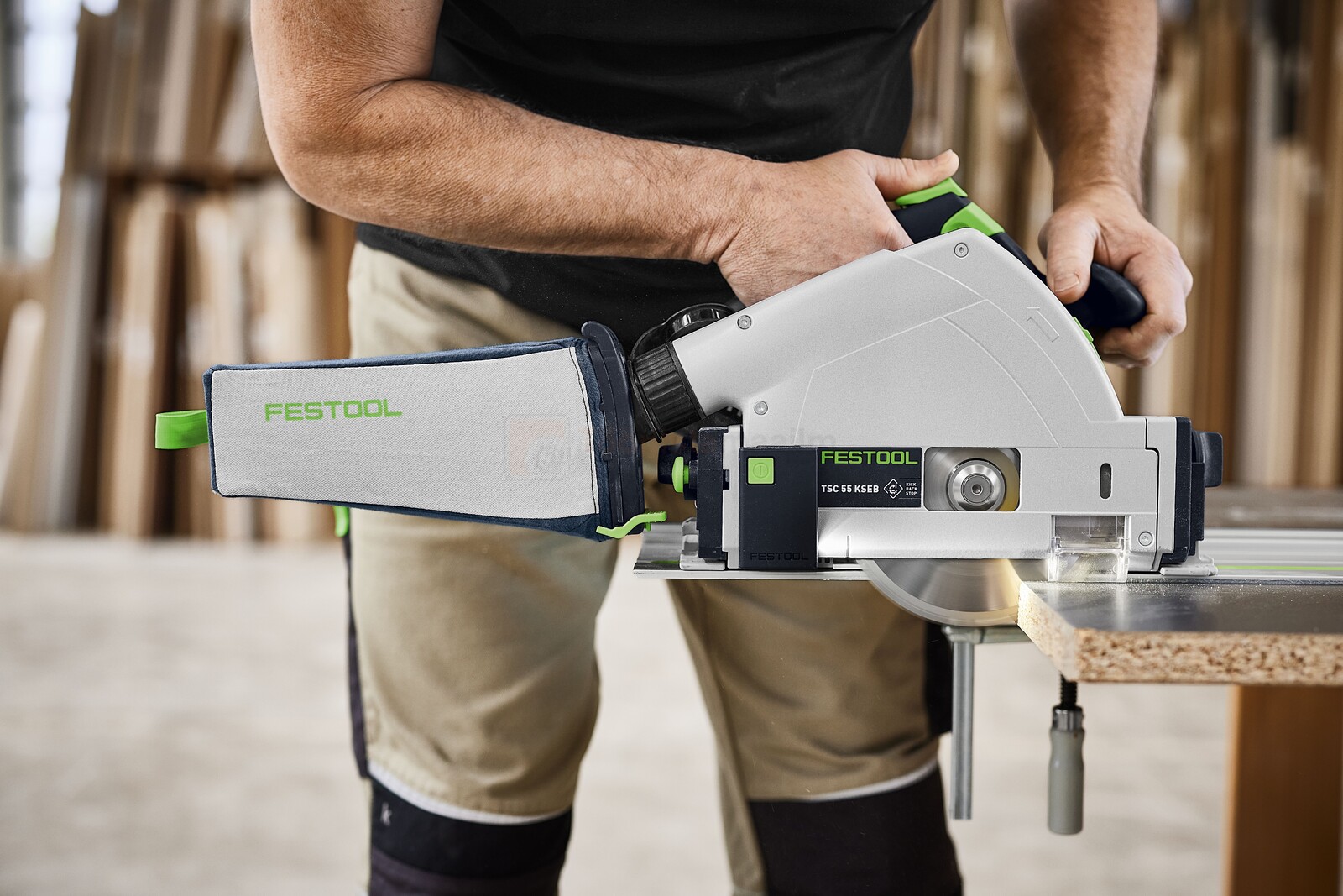 Festool akusukelsaag TSC 55 KSEB-Basic - ilma aku ja laadijata 8