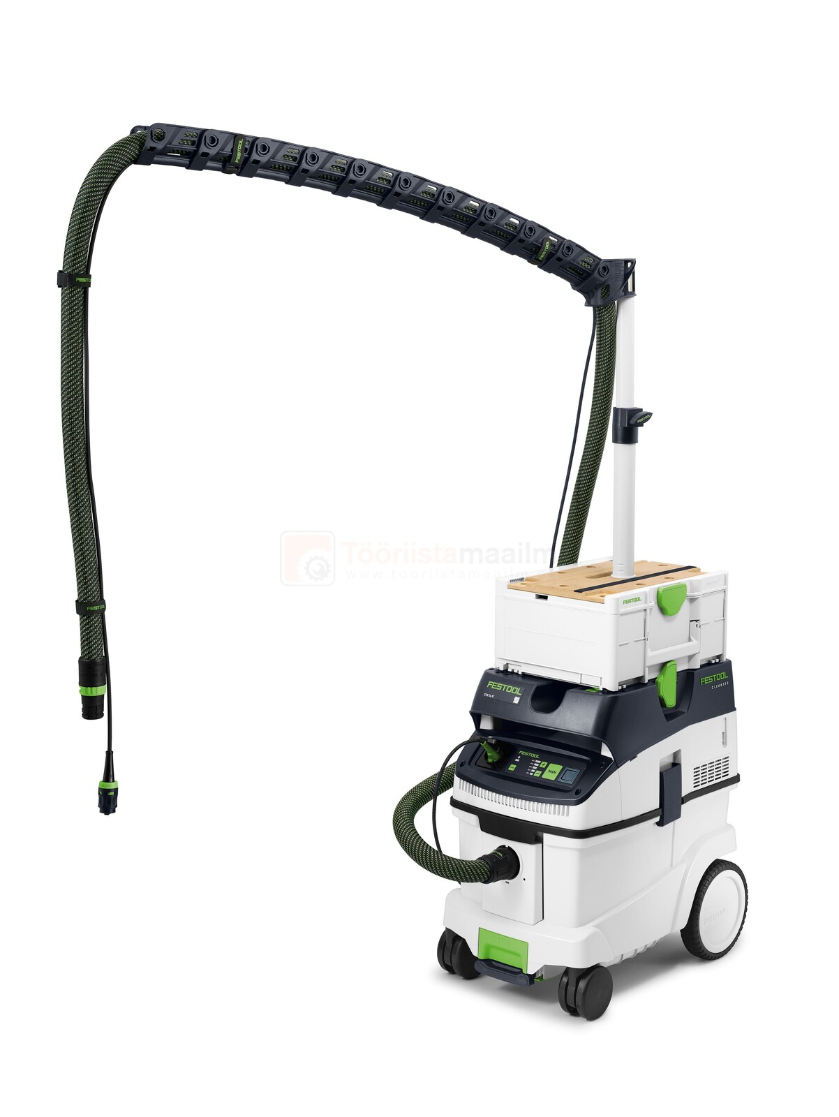 Pildil on Festool tolmuimemise poom CT-ASA FLX J, mis koosneb tolmuimejast, mille külge on kinnitatud painduv poom, mis...