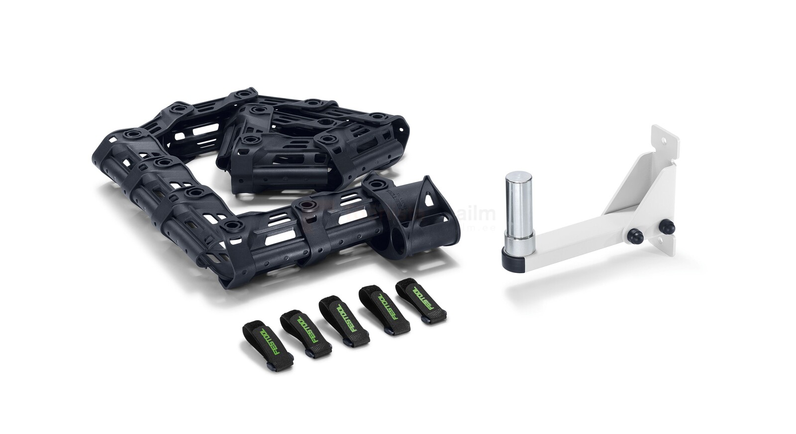 Pildil on Festool tolmuimemise poom CT-ASA FLX W, mis sisaldab painduvat ketti, kinnitusklambreid ja seinale kinnitatavat...